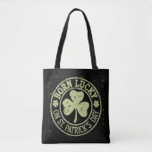 Am St. Patrick's Day Glück Geboren Irischer Geburt Tasche (Vorderseite)