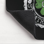 Am St. Patricks Day Glücklich Geboren Irische Klee Mousepad (Ecke)