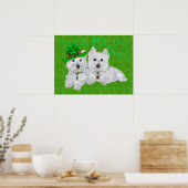 Am St. Patricks Day zwei Restriktionen Poster (Küche)