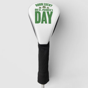 Am St. Patricks-Tag Glücklich Geboren Irischer Geb Golf Headcover