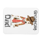 Am Staff Vater Magnet (Horizontal)