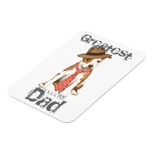 Am Staff Vater Magnet (Linke Seite)