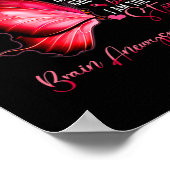 Am Storm Hirn Aneurysm Bewusstsein Schmetterling 2 Poster (Ecke)