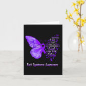 Am Storm Rett Syndrome Awareness Butterfly Karte (Gelbe Blume)
