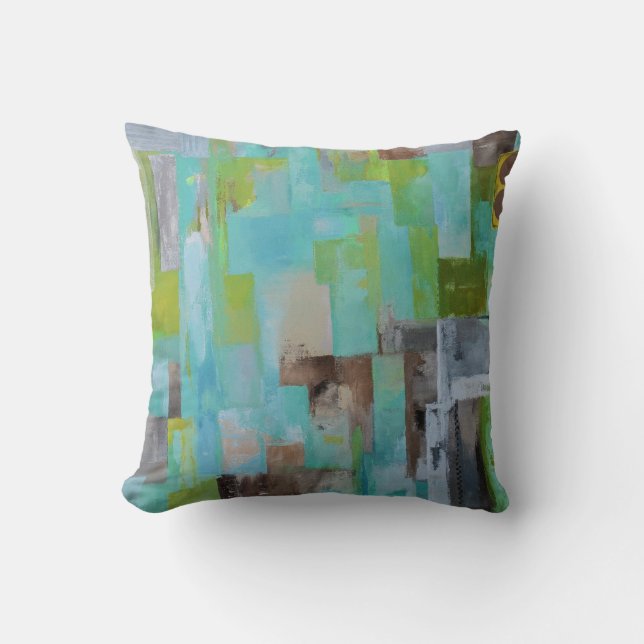 Am Strand 16 x 16 Poly Throw Kissen (Vorderseite)