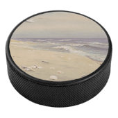 Am Strand (1879) - Vintage Küstenkunst Eishockey Puck (3/4)
