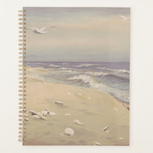 Am Strand (1879) - Vintage Küstenkunst Planer
