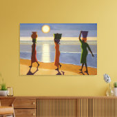 Am Strand 2007 Leinwanddruck (Insitu (Wohnzimmer))