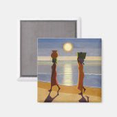Am Strand 2007 Magnet (Vorderseite/Rückseite)