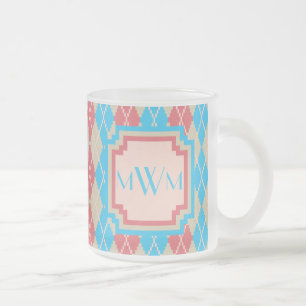 Am Strand Argyle-Mug Mattglastasse