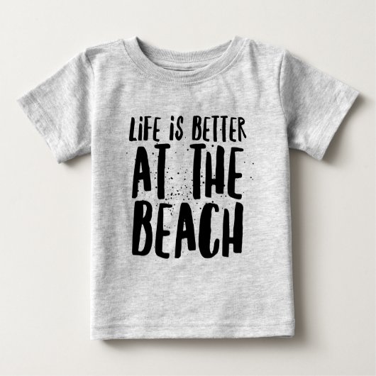 Am Strand Baby T-shirt (Vorderseite)