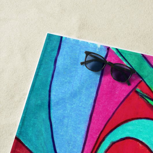 Am Strand - Badetuch (Beispiel)