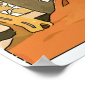 Am Strand bearbeiten Sie Text Poster (Ecke)