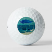 Am Strand Blue Sand 4Darryl Golfball (Vorderseite)