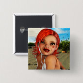 Am Strand Button (Vorne & Hinten)