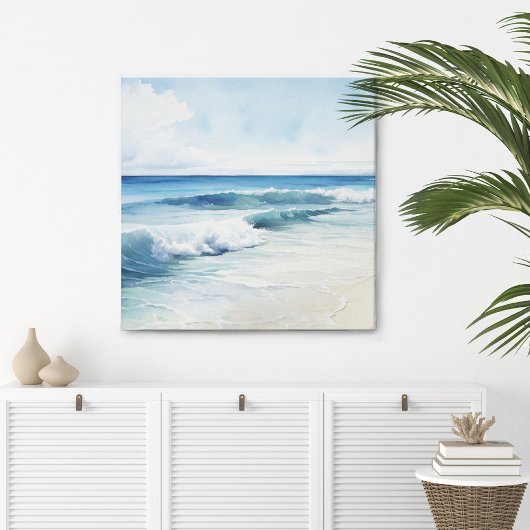 Am Strand Canvas Print Leinwanddruck