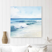 Am Strand Canvas Print Leinwanddruck