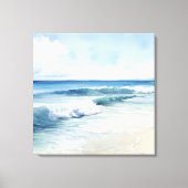 Am Strand Canvas Print Leinwanddruck (Vorderseite)