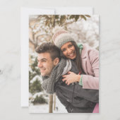 Am Strand Coastal Nautical Foto Wedding Einladung (Rückseite)