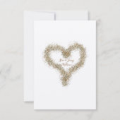 Am Strand Danke Karte (Rückseite)