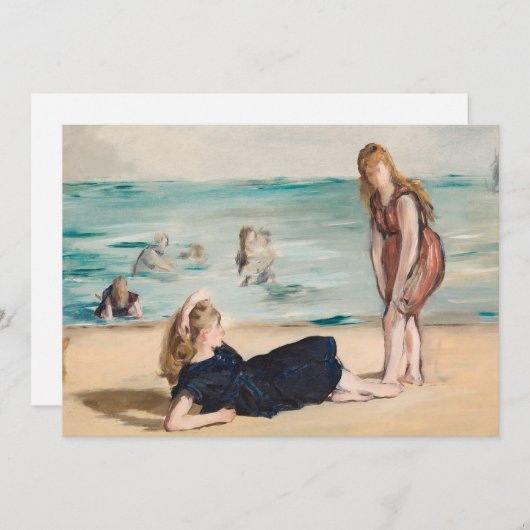 Am Strand | Édouard Manet (Vorne/Hinten)