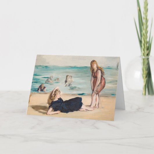 Am Strand | Édouard Manet Karte (Vorderseite)