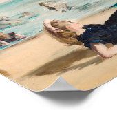 Am Strand | Édouard Manet Poster (Ecke)