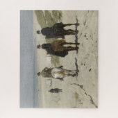 Am Strand entlang fahren Puzzle (Vertikal)