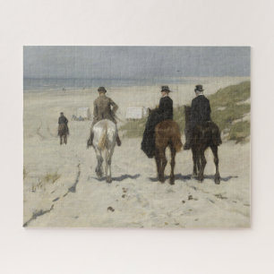 Am Strand entlang fahren Puzzle