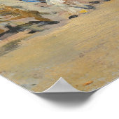 Am Strand - Eugène Boudin Poster (Ecke)