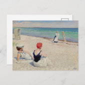 Am Strand, Falsterbro | Paul Fischer Postkarte (Vorne/Hinten)
