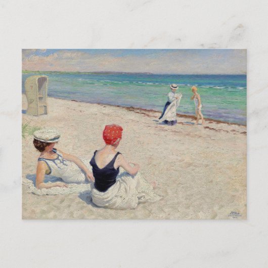 Am Strand, Falsterbro | Paul Fischer Postkarte (Vorderseite)