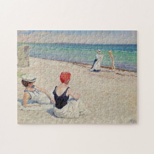 Am Strand, Falsterbro | Paul Fischer Puzzle (Horizontal)
