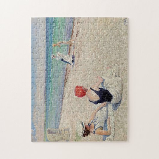 Am Strand, Falsterbro | Paul Fischer Puzzle (Vertikal)