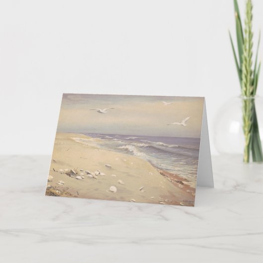 Am Strand | Fidelia Bridges Karte (Vorderseite)