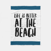 Am Strand Fleecedecke (Vorderseite)