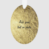 Am Strand - Fußspuren im Sand Ornament (Rückseite)