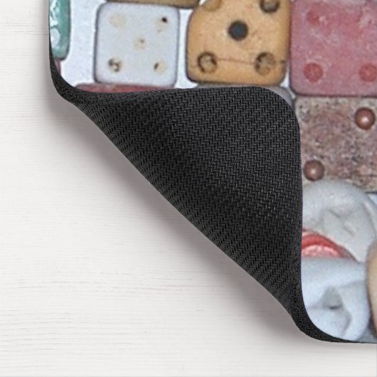 Am Strand gefundene Objekte Mousepad (Ecke)