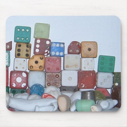 Am Strand gefundene Objekte Mousepad (Vorne)