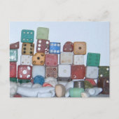 Am Strand gefundene Objekte Postkarte (Vorderseite)