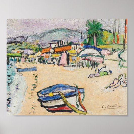 Am Strand | George Leslie Hunter Poster (Vorne)