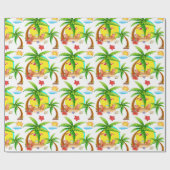 Am Strand Geschenkpapier (Flach)