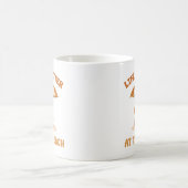 Am Strand ist das Leben besser Kaffeetasse (Mittel)