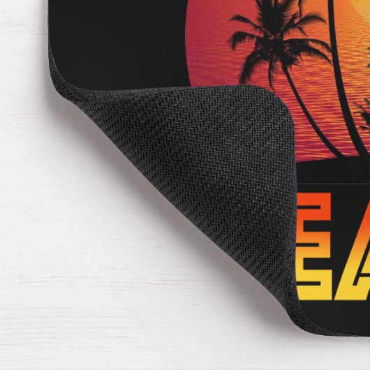 Am Strand ist das Leben besser Mousepad (Ecke)