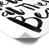 Am Strand ist das Leben besser Poster (Ecke)