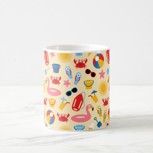 Am Strand Kaffeetasse (Mittel)