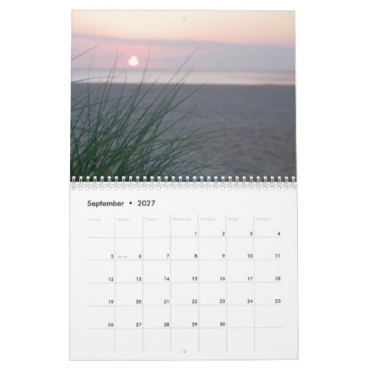 Am Strand Kalender (Sep 2027)