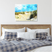 Am Strand Leinwanddruck (Insitu (Schlafzimmer))