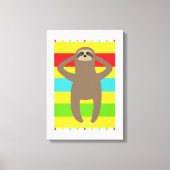 Am Strand Leinwanddruck (Vorderseite)