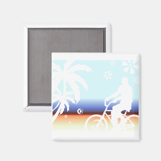 Am Strand Magnet (Vorderseite/Rückseite)